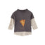 front of Toddler Long-sleeve T-shirt-Pizza