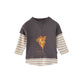 front of Toddler Long-sleeve T-shirt-Pizza