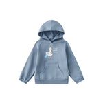 front of Toddler Organic Hooded Sweatshirt-Travel duck