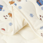 Organic Cotton Quilted Blanket-Holiday Joy