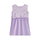 front of Girl Organic Tank-top Dress-Violet
