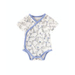 front of Baby Organic Kimono Short-sleeve Onesie-Roses