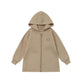 Frong of Toddler Organic Fleece Hooded Jacket-Winter Twig