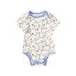 front of Baby Organic Short-Sleeve Onesie-Roses