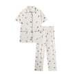 Women Short-sleeve Bamboo PJ Set-Berry Garden