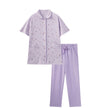 Women Super Soft Organic Cotton PJ Set-Violet