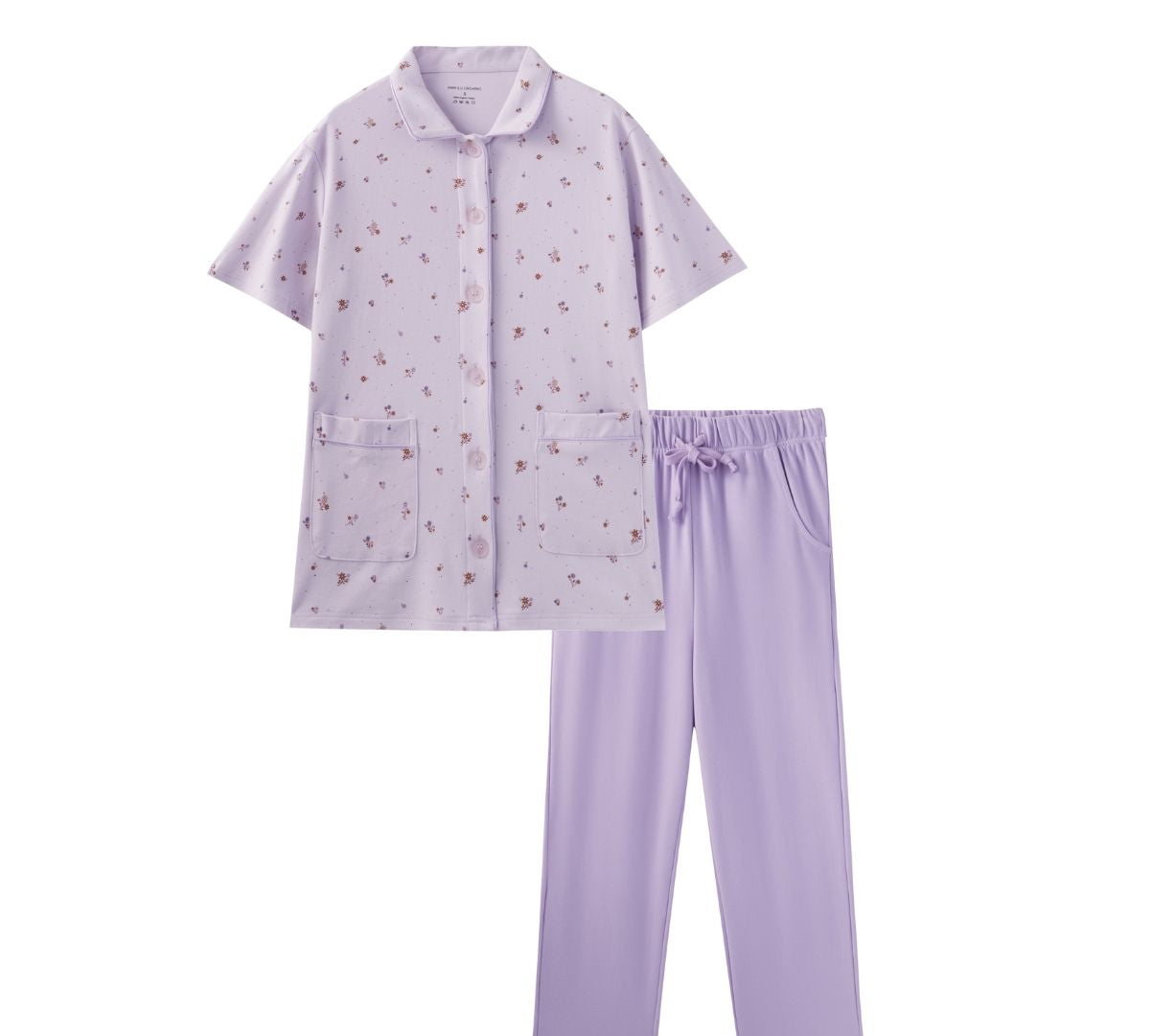 Women Super Soft Organic Cotton PJ Set-Violet