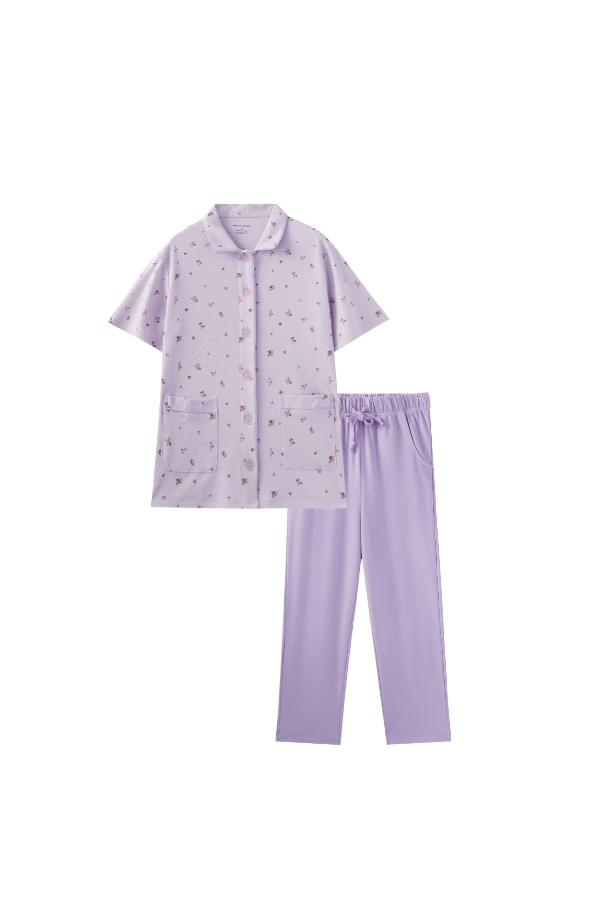 Women Super Soft Organic Cotton PJ Set-Violet
