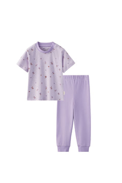 Organic Toddler Pajama Sets-Violet