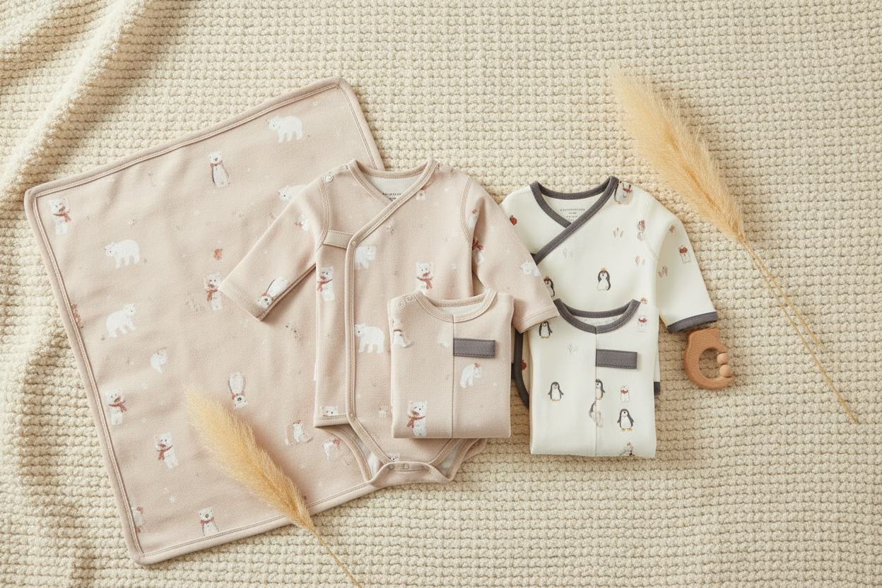 在这图的基础上，把衣服什么的都跌在一起，而且毯子上没有这个大北极熊