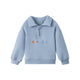 frong look of Toddler Organic Fleece Zip-up Sweatshirt-Symbols