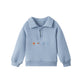 frong look of Toddler Organic Fleece Zip-up Sweatshirt-Symbols