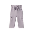 Organic Toddler Cargo Fleece Sweatpants-Grey