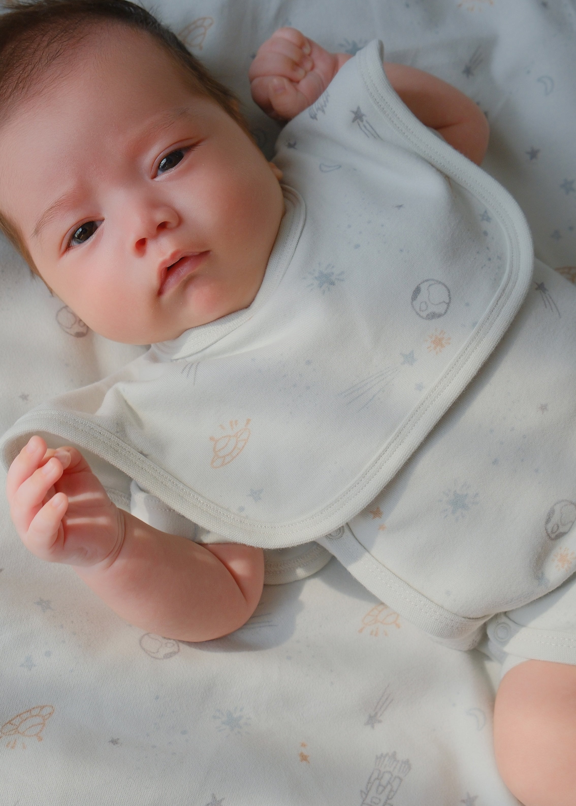 Baby looking at camera