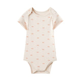 Baby Organic Kimono Short-sleeve Onesie-Bowties