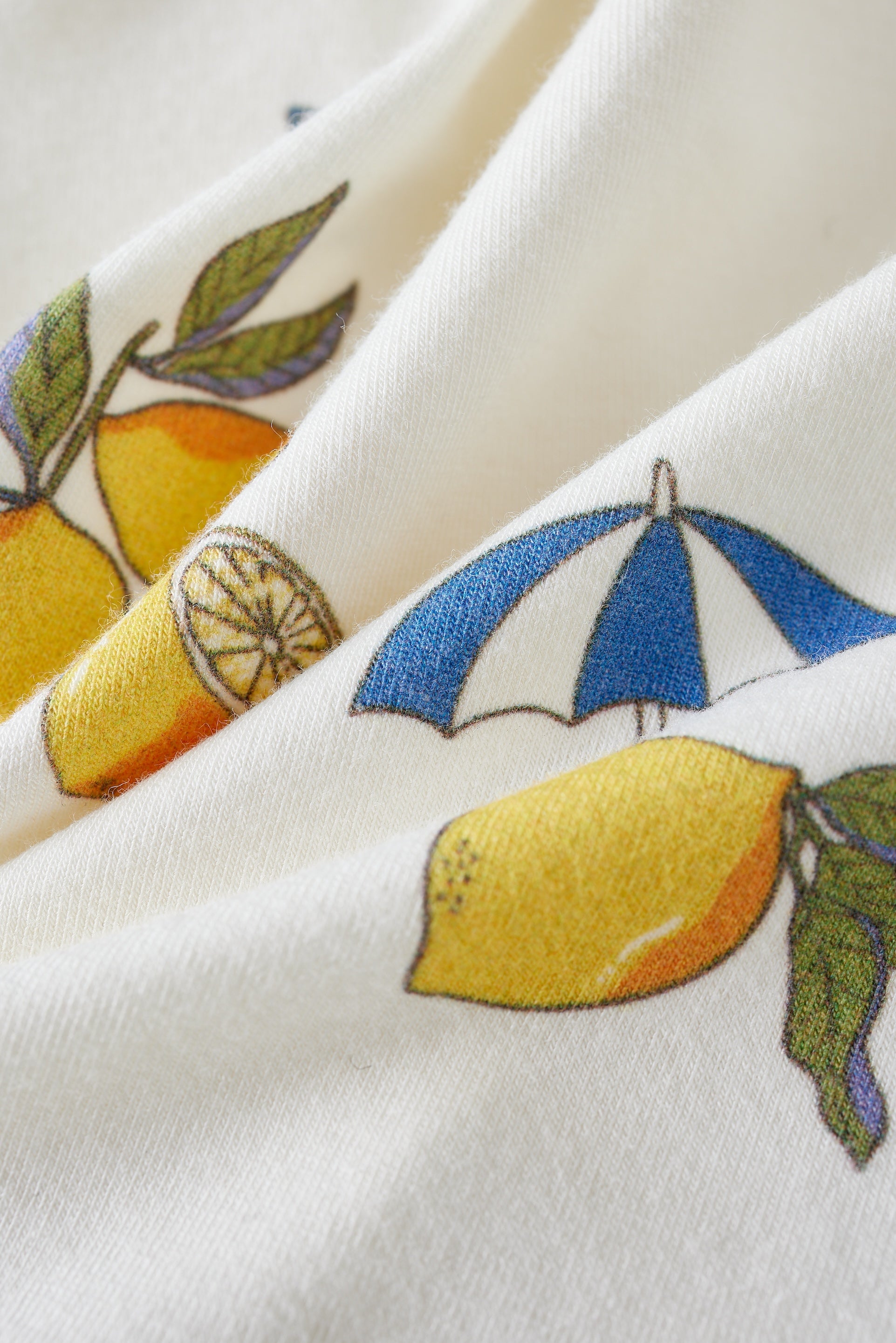 Baby Organic Kimono Short-sleeve Onesie-Lemon