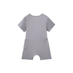 Gray romper on a white background