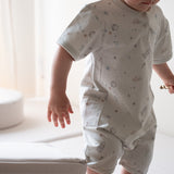 Baby Organic Bamboo Romper-Space