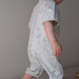 Baby Organic Bamboo Romper-Space