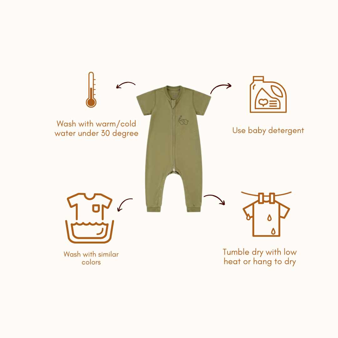 How to wash your baby's organic fabric clothing