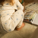 Organic Toddler Pajama Set-Blueberry