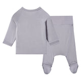 Infant Lycell Kimono Set-Grey