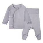 Infant Lycell Kimono Set-Grey