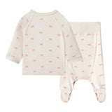 Infant Organic Bamboo Kimono Set-Bowties