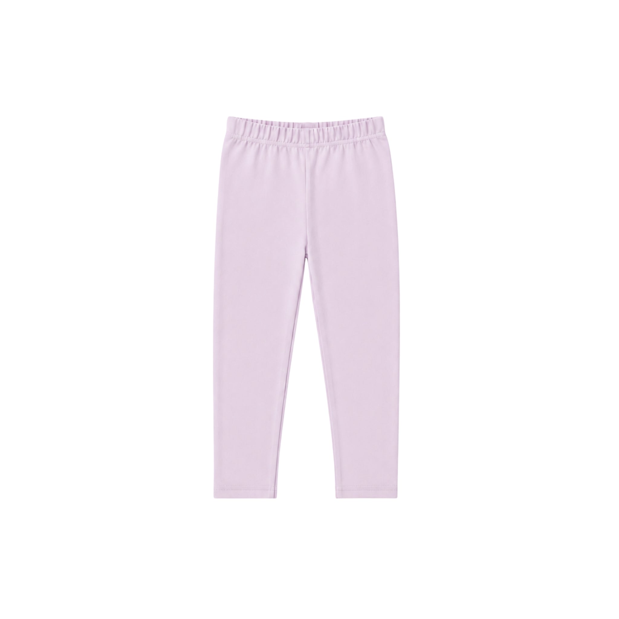 Light purple pants on a white background
