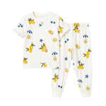 Organic Bamboo Summer Pajama Set-Lemon