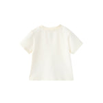 Back of Toddler Organic Cotton Pocket T-shirt-Antique White