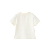 Back of Toddler Organic Cotton Pocket T-shirt-Antique White