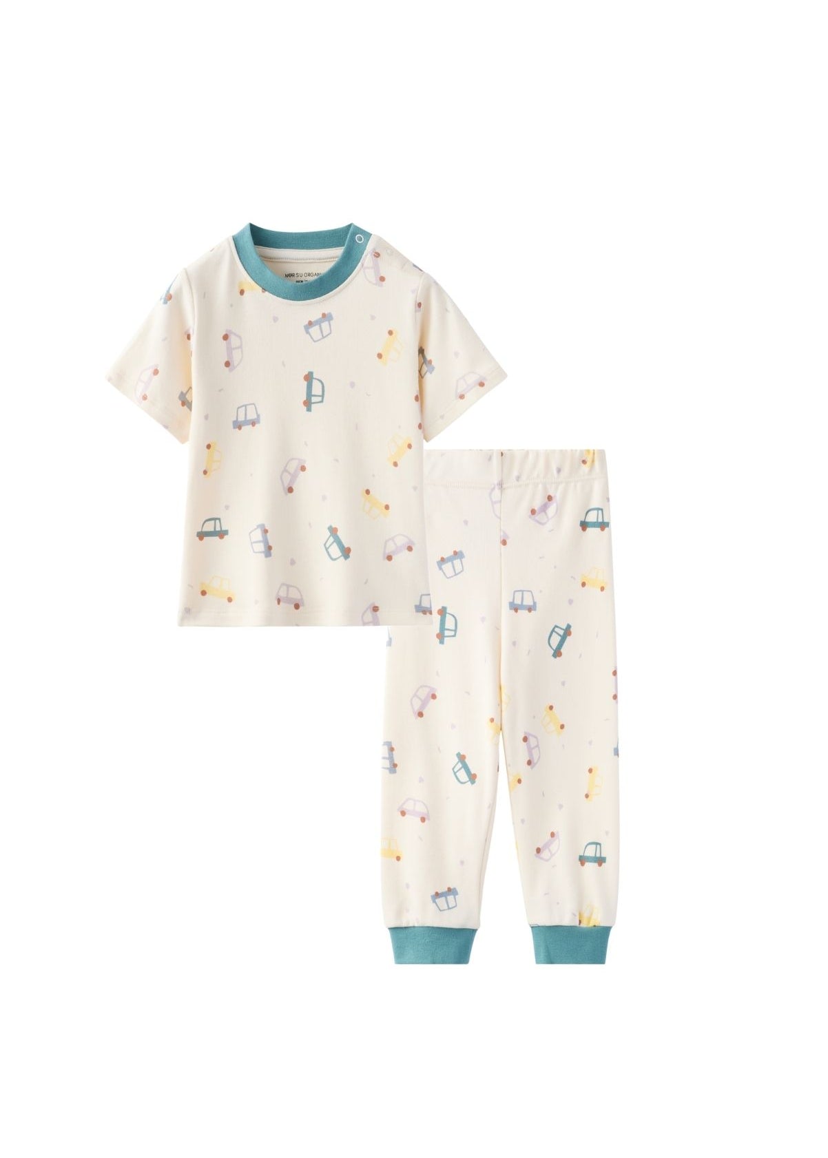 Organic Toddler Pajama Sets-Cars