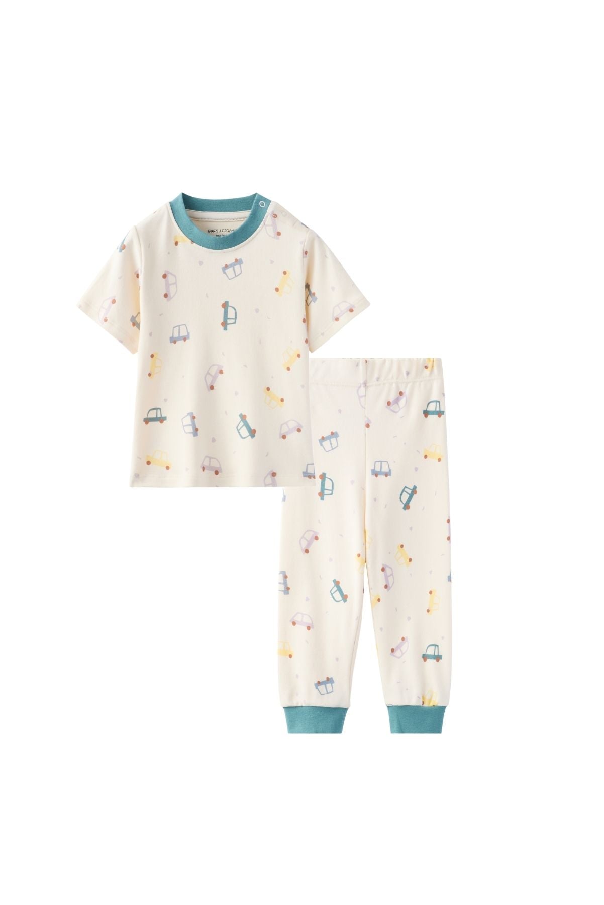 Organic Toddler Pajama Sets-Cars