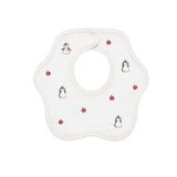 Organic baby bib baby penguin