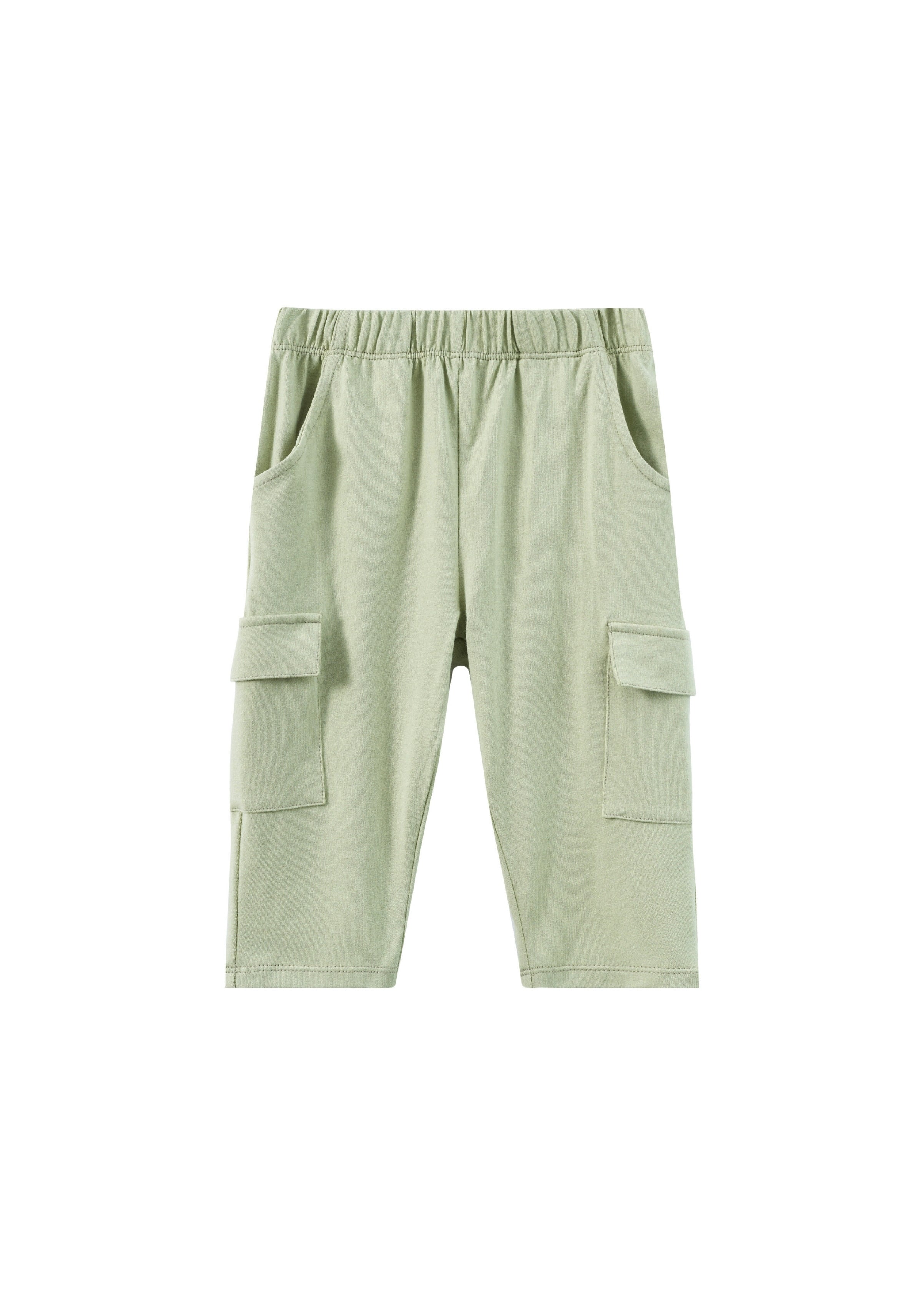 Toddler Organic Cargo Pant-Gary Green