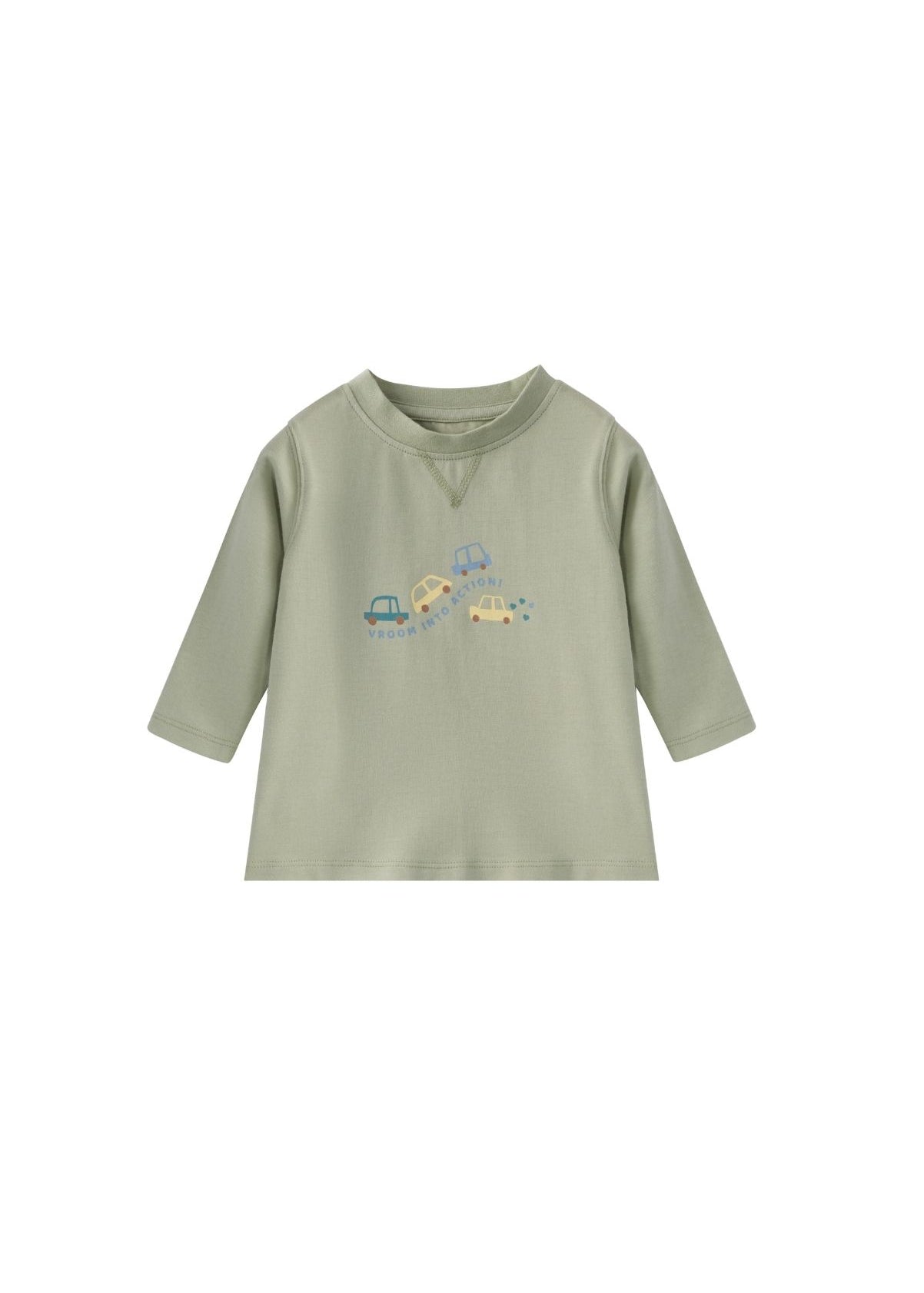 front of Toddler Long-sleeve T-shirt-Cars