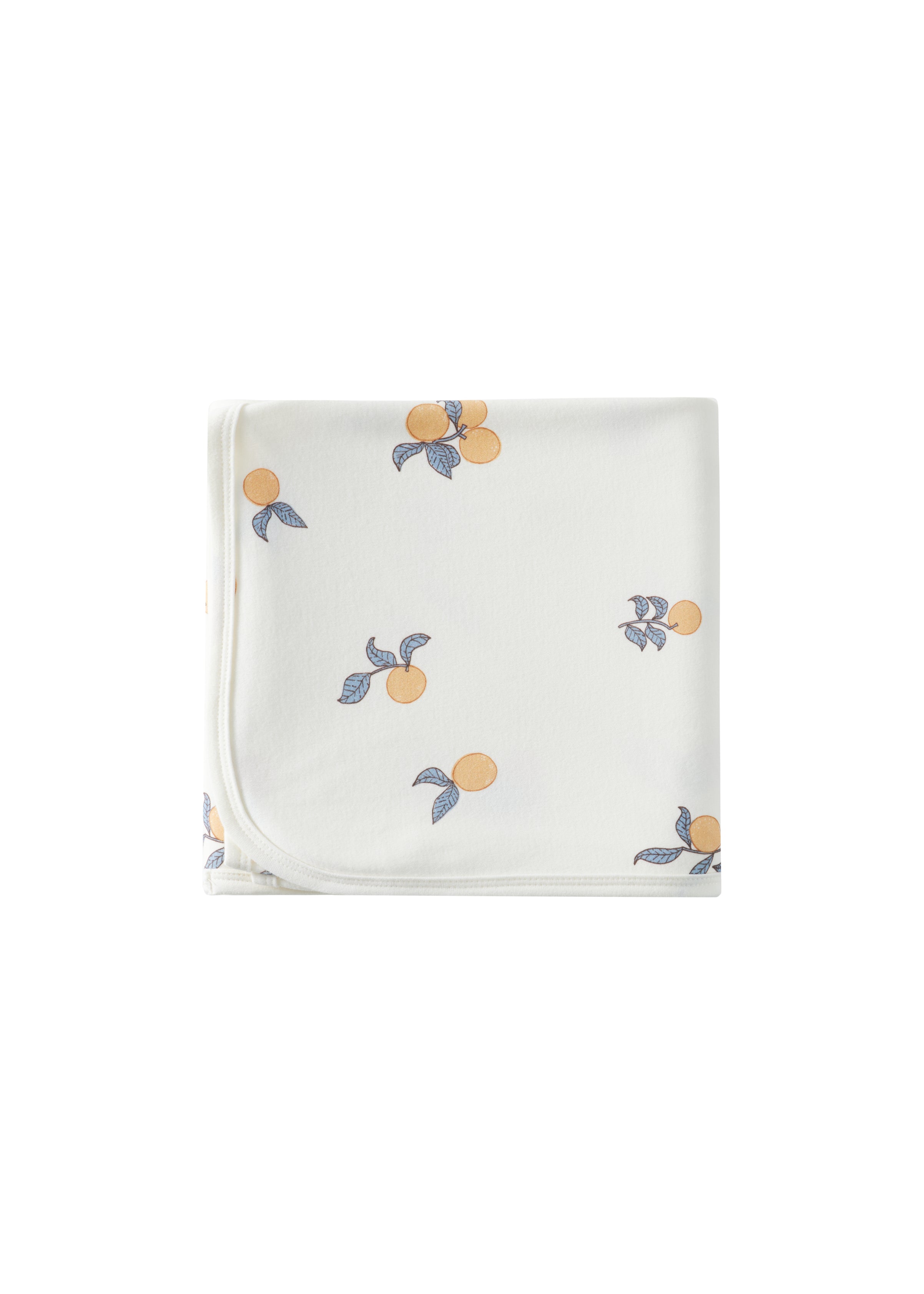 Organic Cotton Swaddle Blanket-Clementine