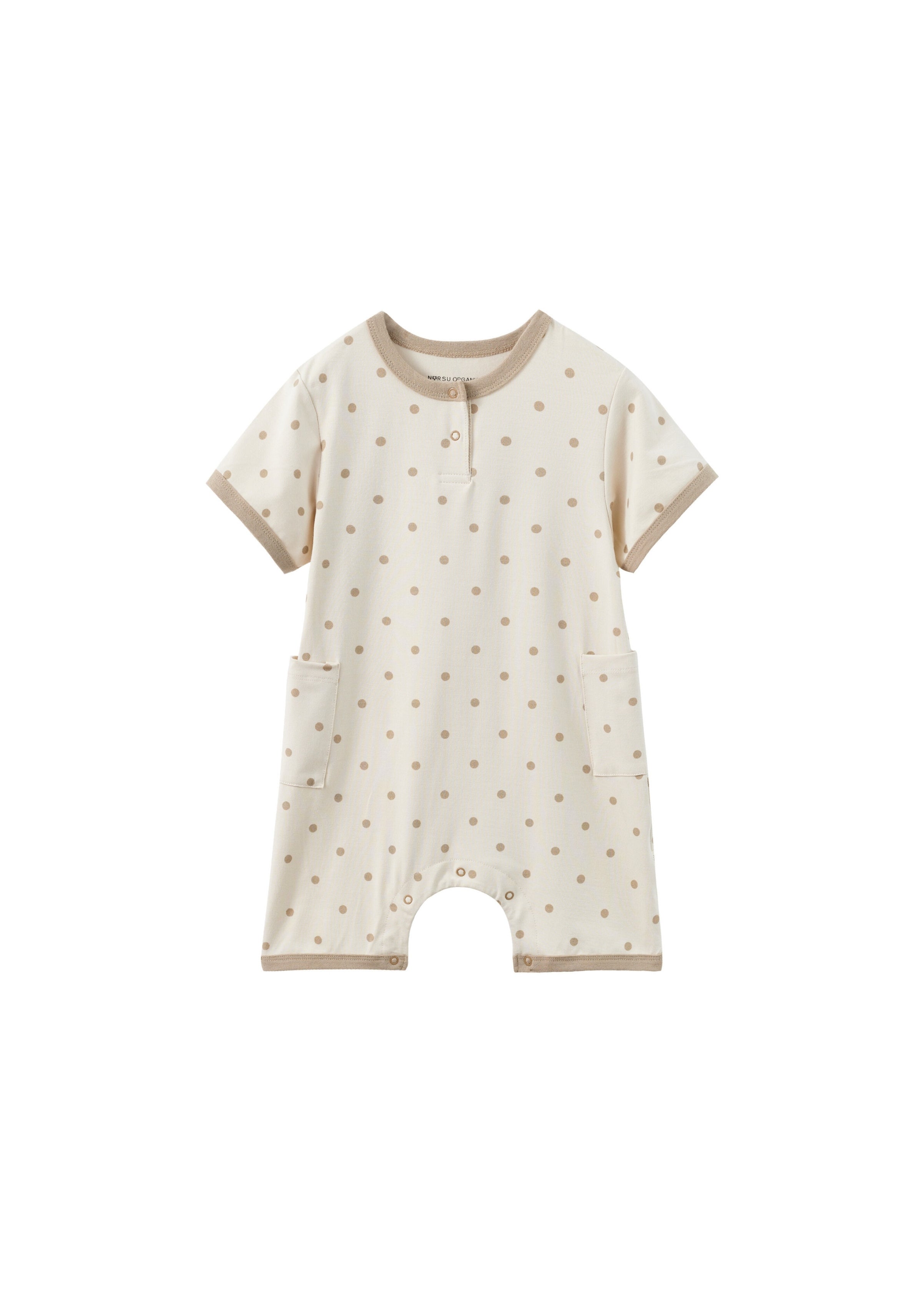 Baby Organic Bamboo Romper-Dots