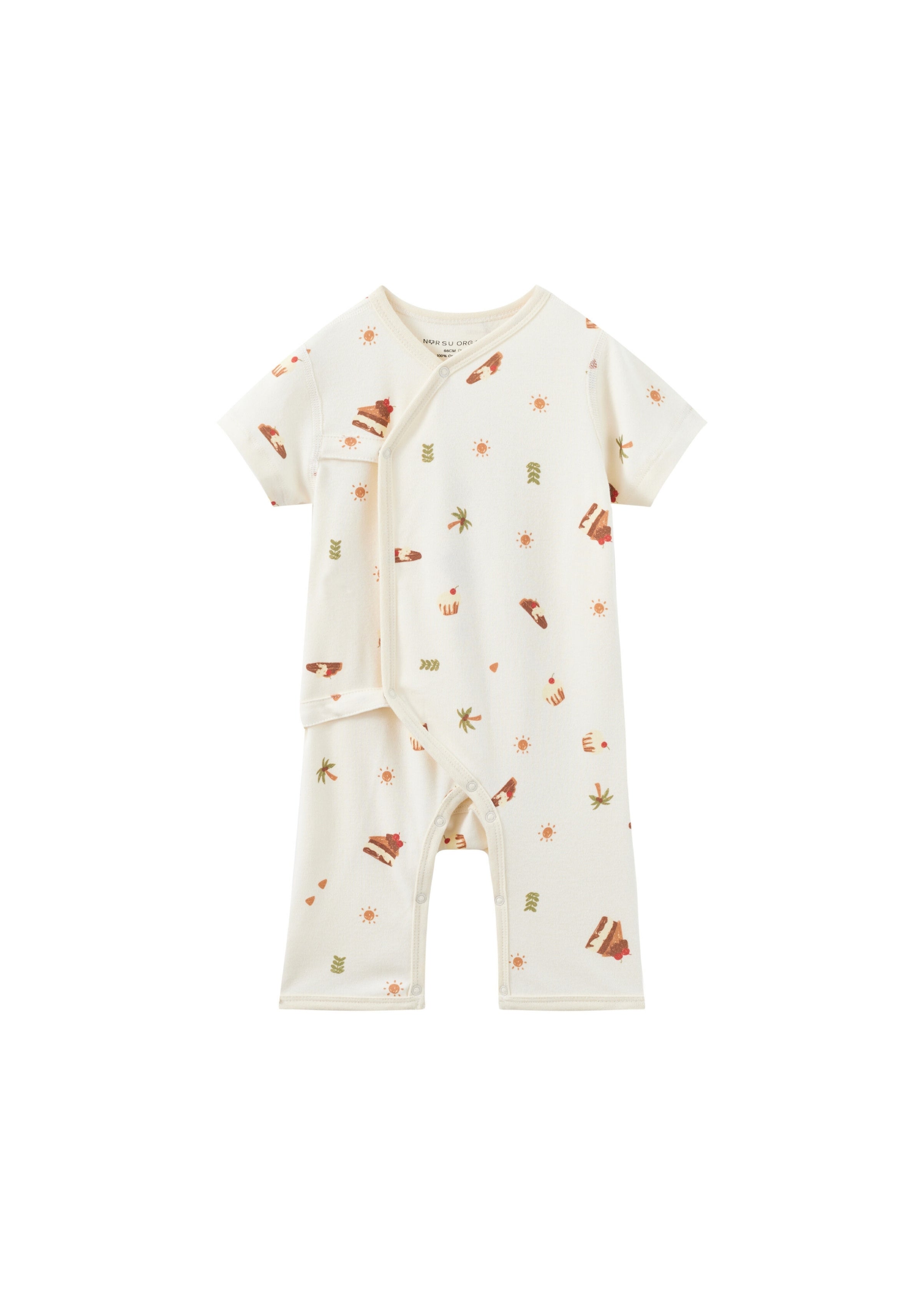 Baby Organic Kimono Sleeper-Dessert Party