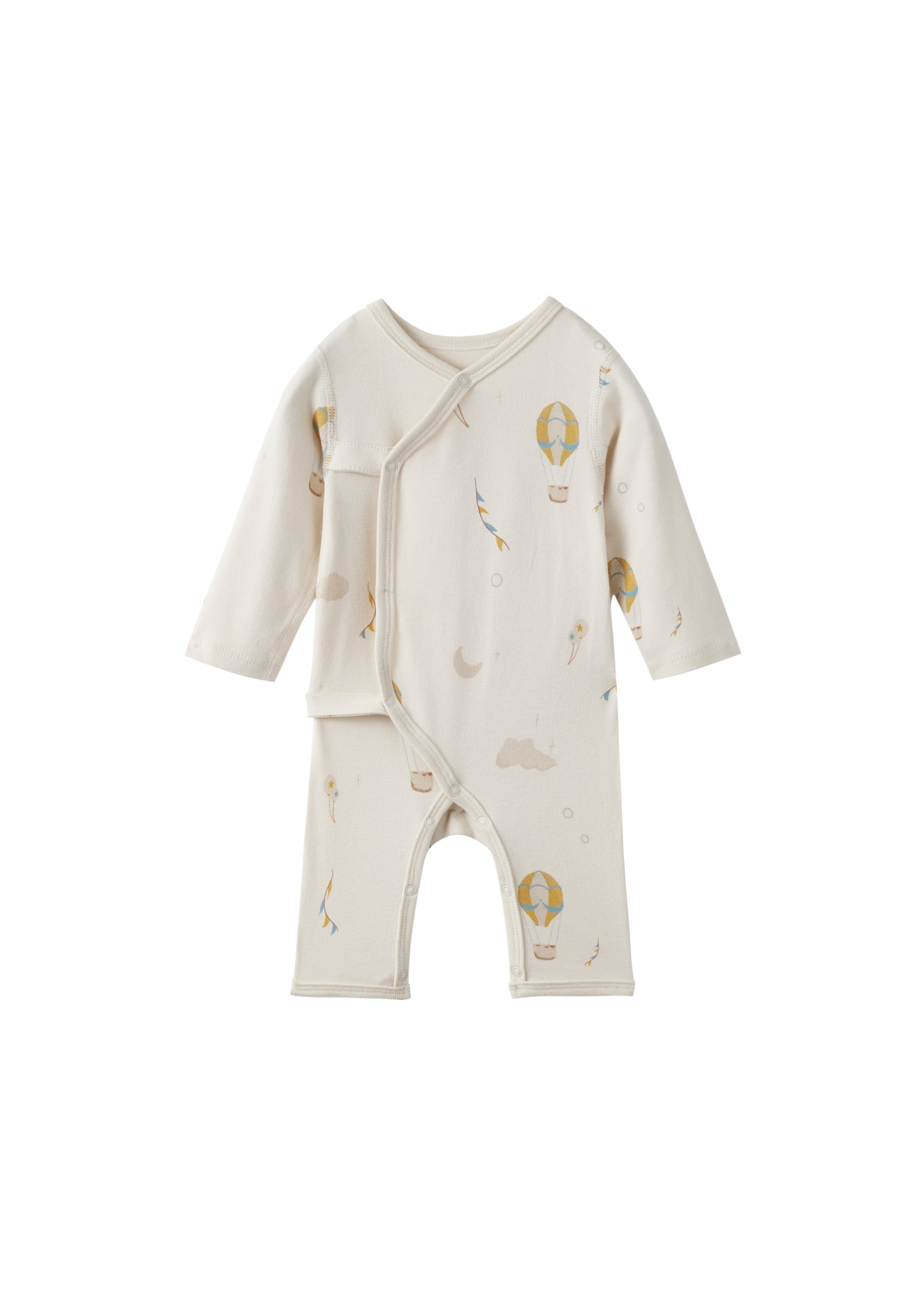 norsu organic baby kimono sleeper fantasy 