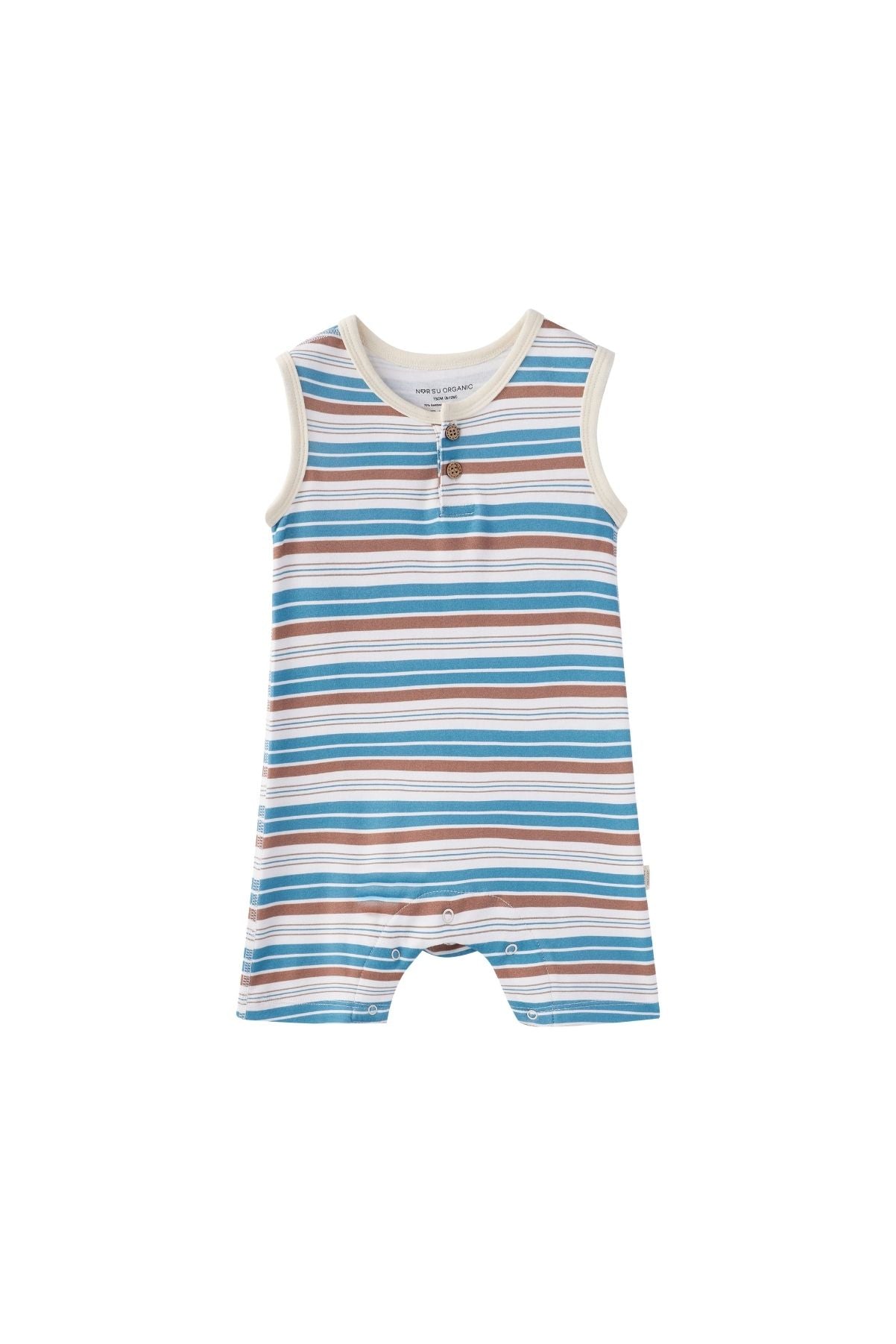 Baby Organic Bamboo Tank Romper-Stripe| Norsu Organic – NORSU-ORGANIC