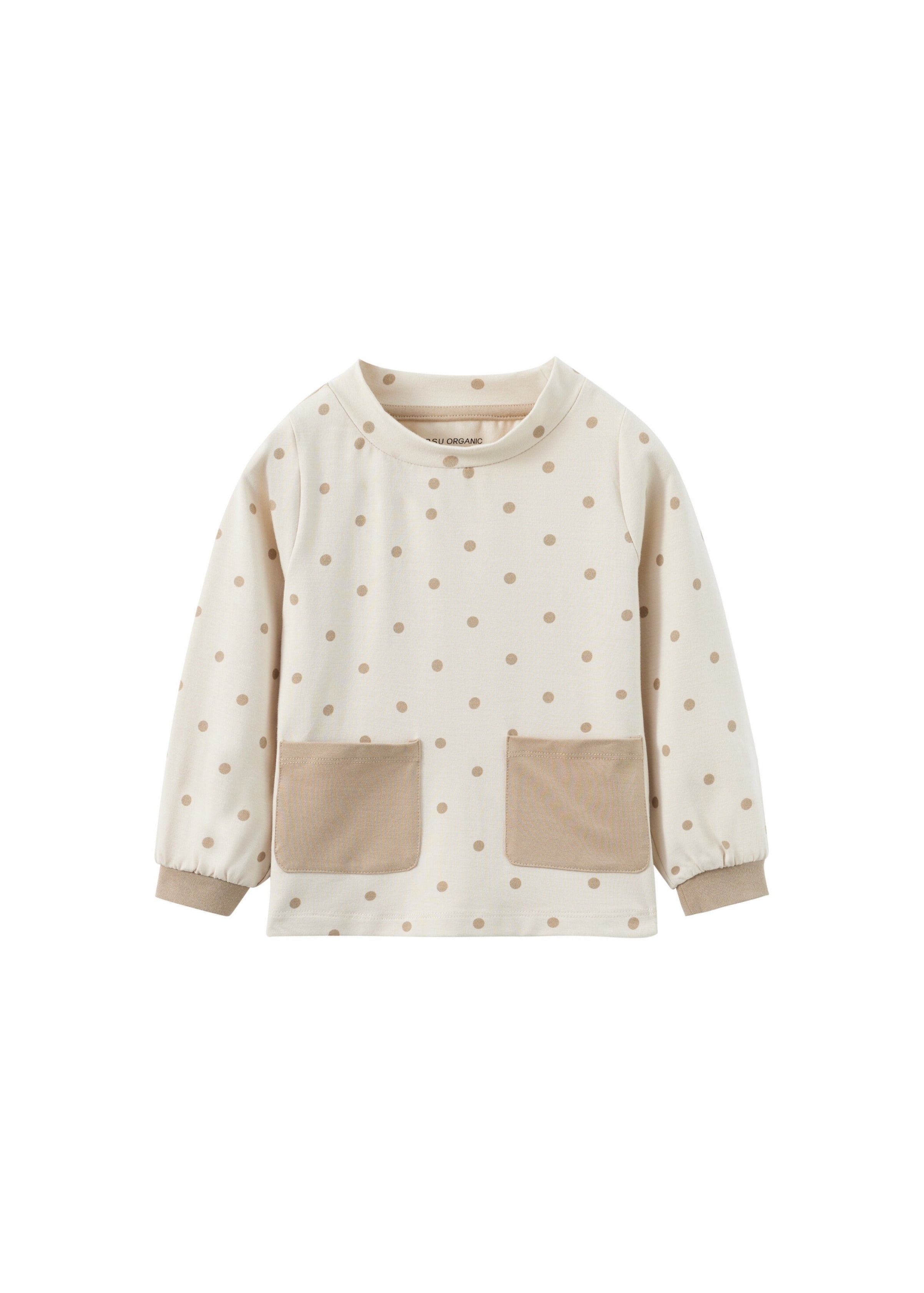 Organic Bamboo Long-sleeve Shirt-Dots