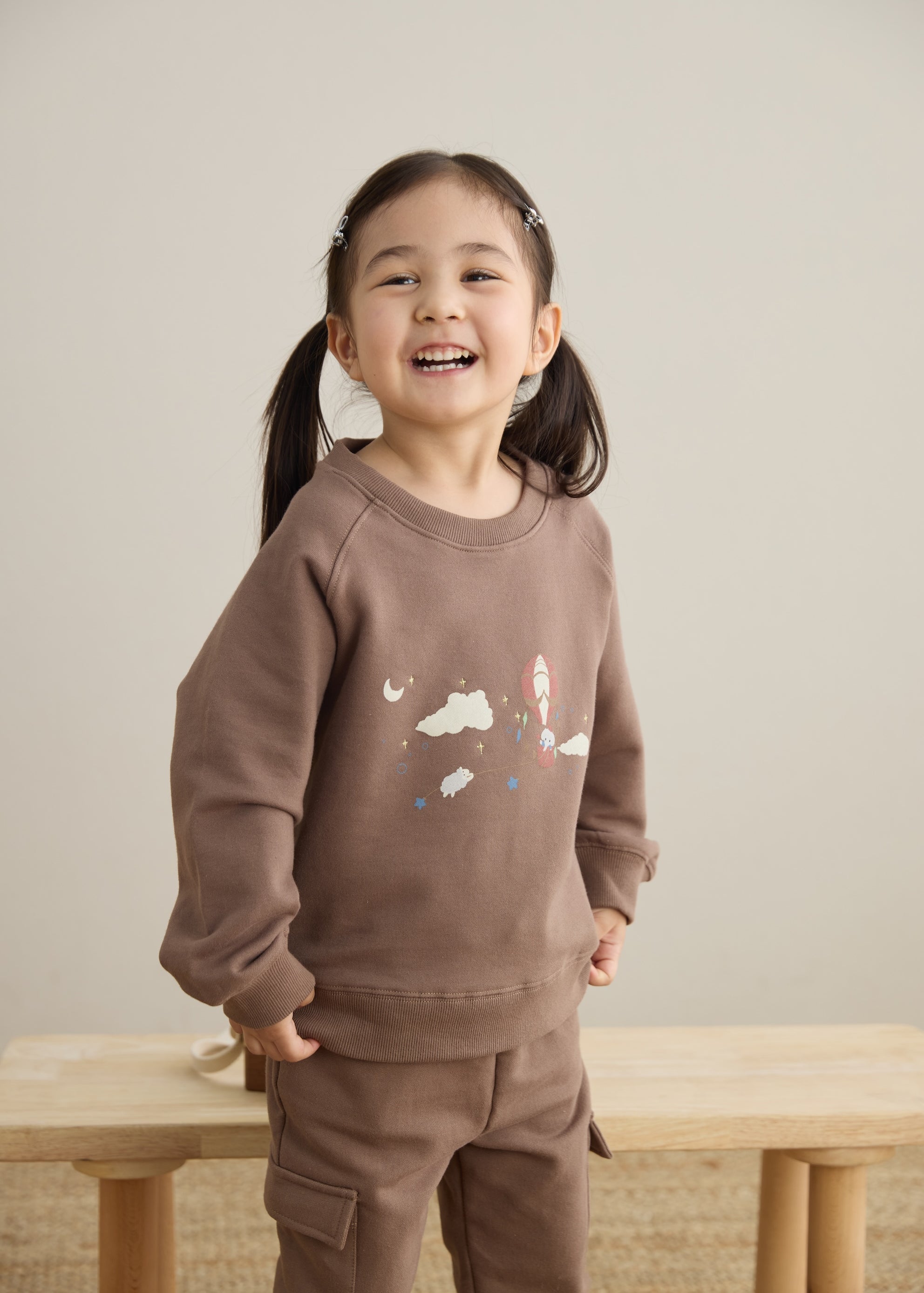 Toddler Organic Fleece Sweatshirt-Fantasy
