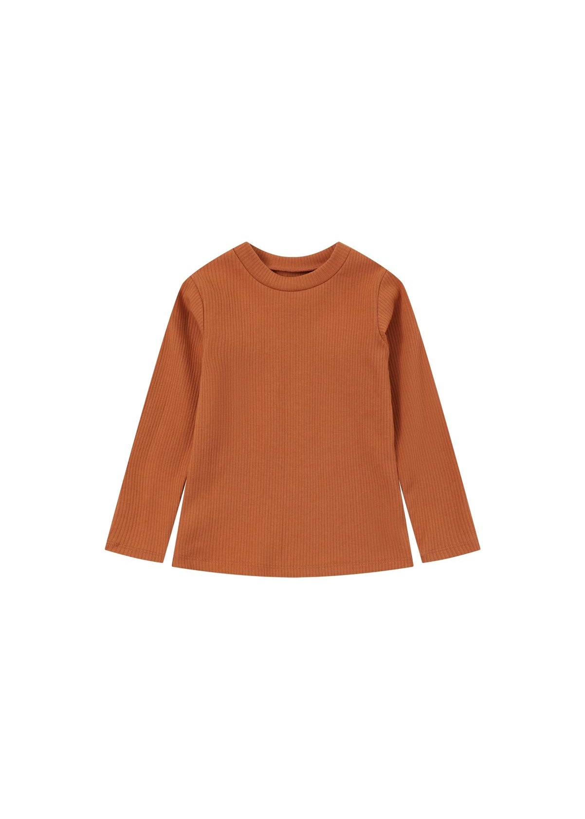 Front of Baby&Toddler Organic Modal Basic Top-Rust