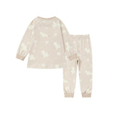 Back of Organic Toddler Pajama Set-Stary