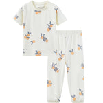 Organic Bamboo Summer Pajama Set-Clementine