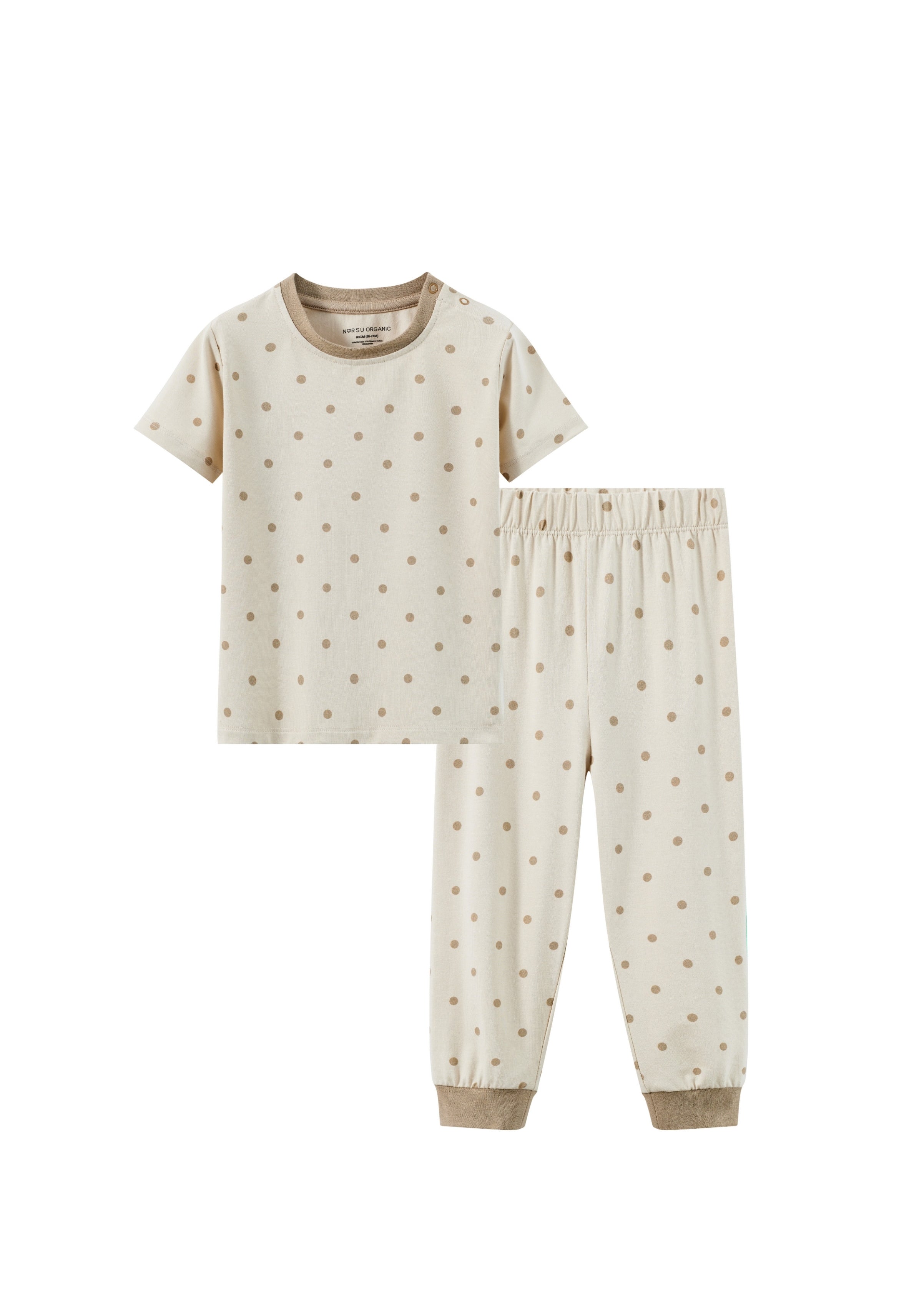 Organic Bamboo Summer Pajama Set-Dots