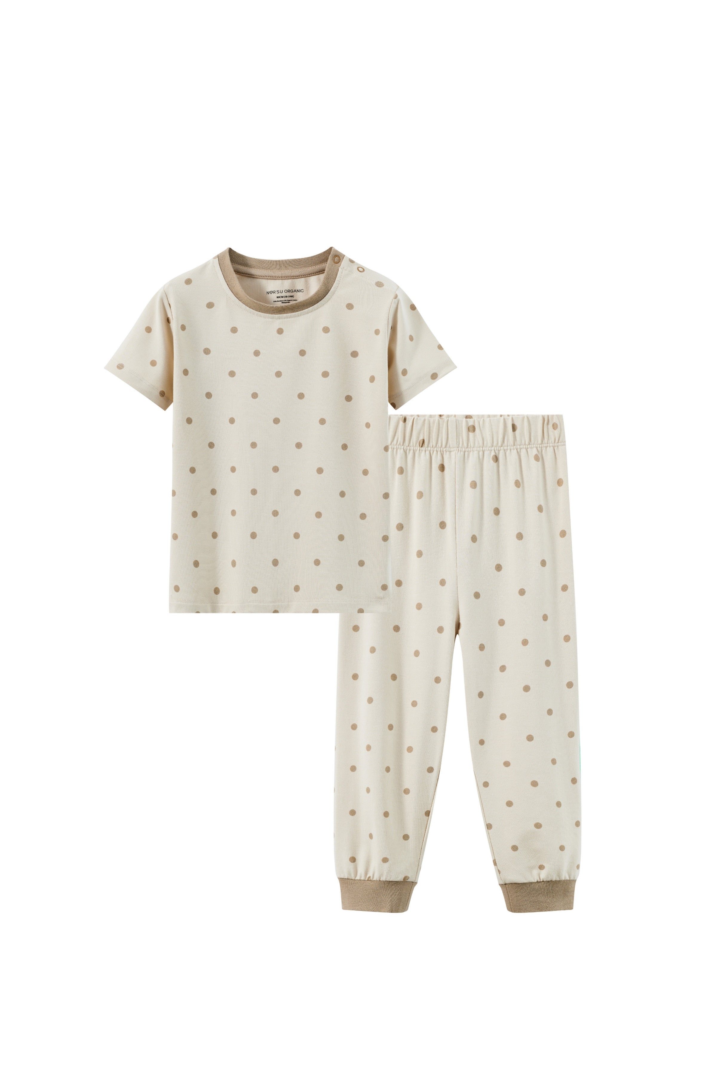 Organic Bamboo Summer Pajama Set-Dots