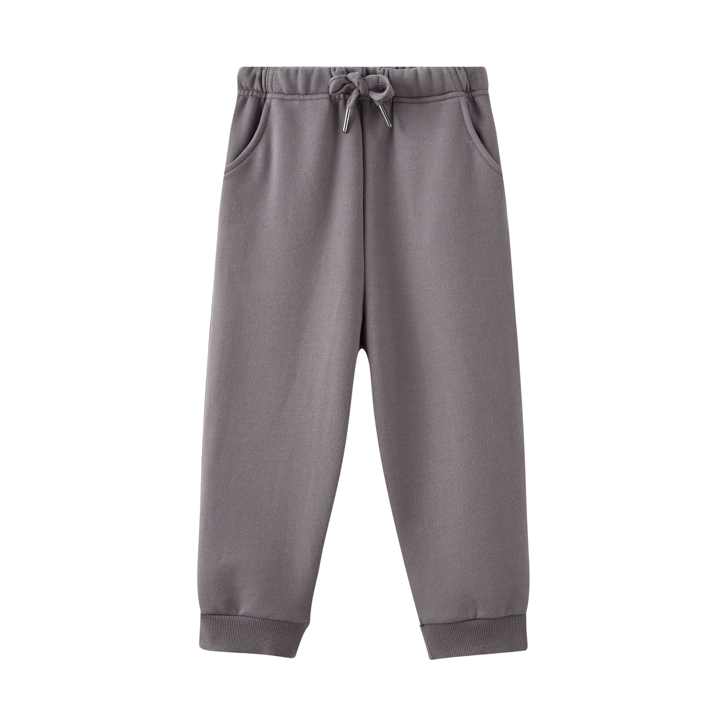 Gray sweatpants on a white background